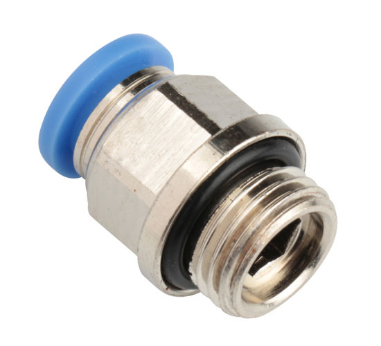 Xhnotion - 3/8 Tube X 1/4 BSPP Pneumatic Push in Male Straight Air Hose Fittings