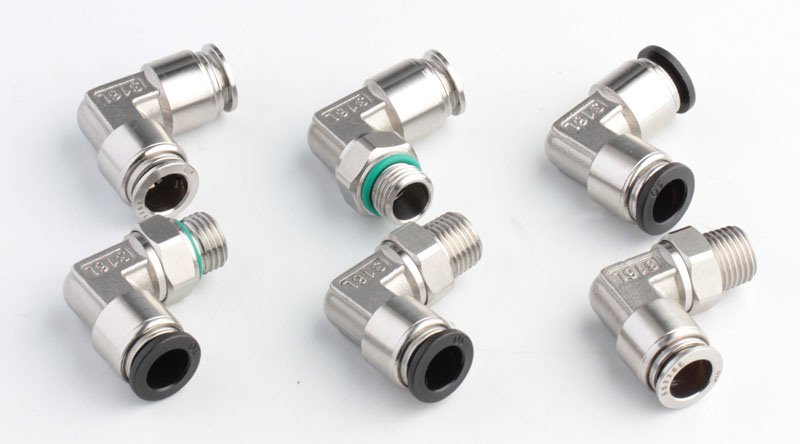 Push to Connector Stainless Steel 316 G Thread Male (SSPL) Elbow Pneumatic Air Fitting