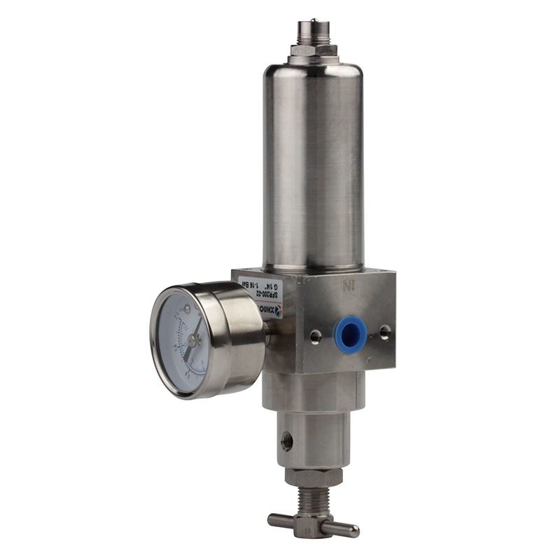 SS316 stainless steel air filter regulator treatment unit (5)