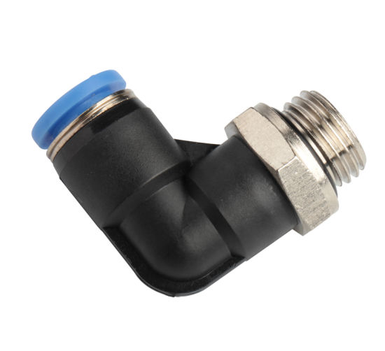 Xhnotion - Pneumatic Push in Male Elbow Air Hose Fittings BSPP Thread