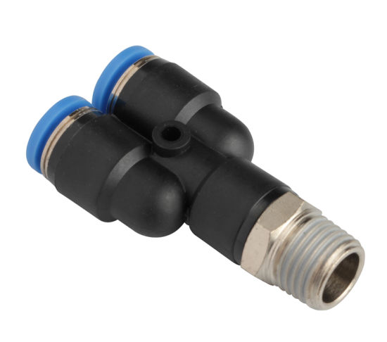 Xhnotion - Pneumatic Push in Male Y BSPP Thread Air Hose Fittings with 100% Tested