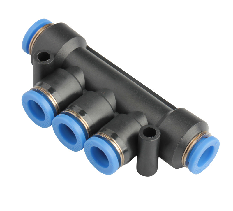 Xhnotion - Pneumatic Push in Triple Branch Union Air Hose Fittings with 100% Tested