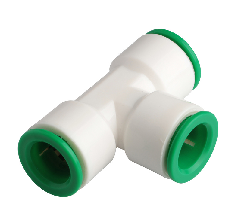 20mm, 25mm, 32mm Main Line Tee Type Push in Fitting Manufacturer