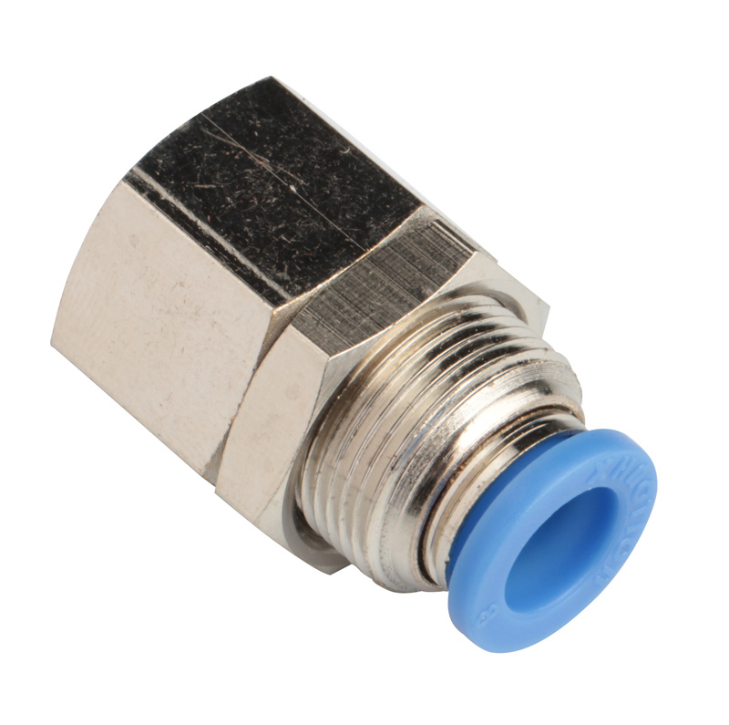 Xhnotion - Pneumatic Push in Bulkhead Female Air Hose Fittings with 100% Tested