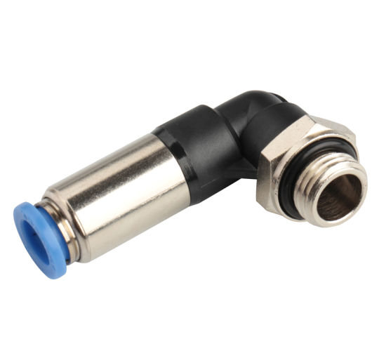 Pneumatic 8mm O. D. X G1/4" Male Elbow Stop Fitting