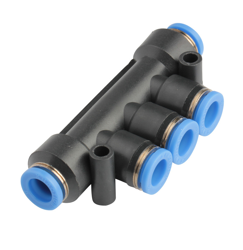 Xhnotion - Pneumatic Push in Union Triple Branch Reducer Air Hose Fitting with 100% Tested