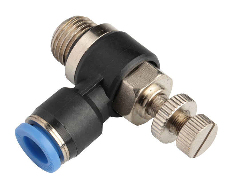 Xhnotion Throttle Valve with G Thread Pneumatic Fitting