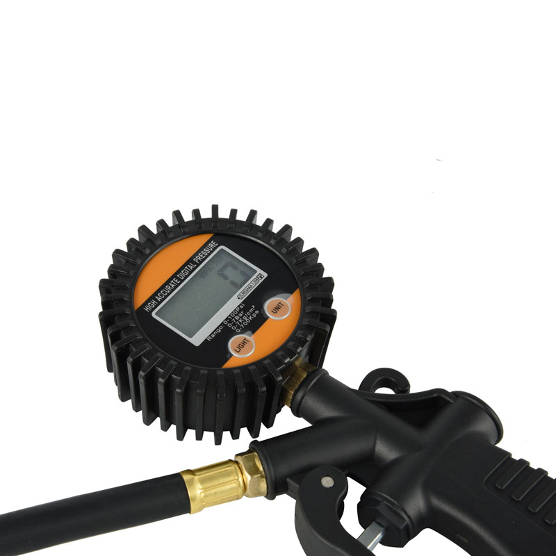 Xhnotion Digital Tire Inflator Gauge Tire Gun with Tube