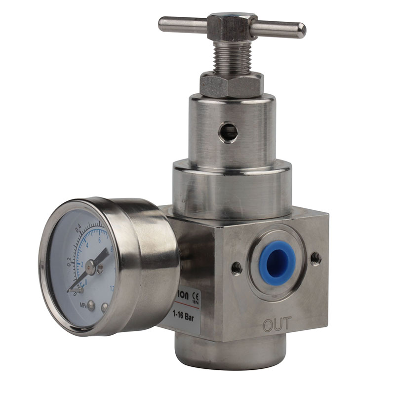 SS316 stainless steel air filter regulator treatment unit (6)